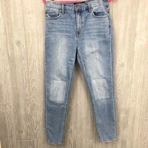 Lucky brand Bridgette skinny light wash denim jeans 8/29 padded knee jean